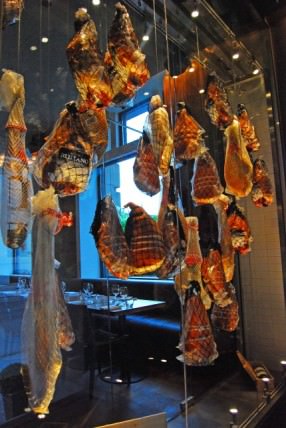 Hams Hanging at Hambar