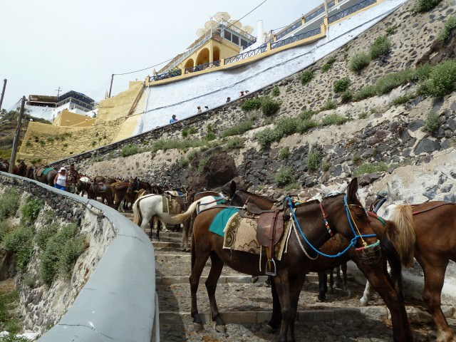 The Donkey Path on Santorini