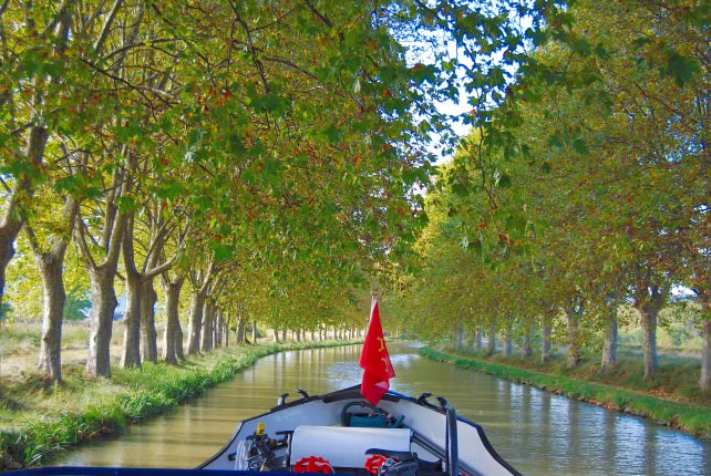 Cruising the UNESCO World Heritage Site Canal du Midi in France