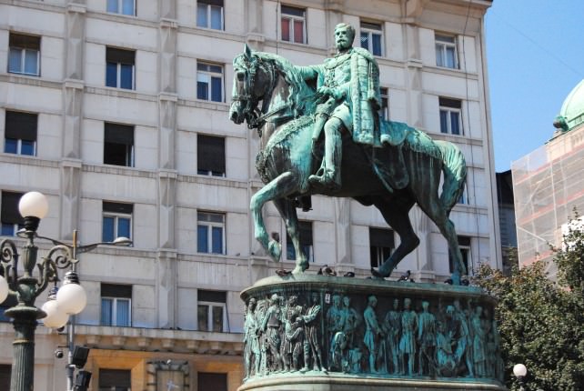 Belgrade - Prince Mihailo Monument