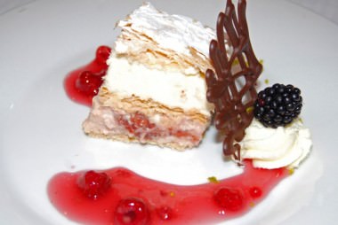 Dessert - Berry Lasagna with White Chocolate Mousse