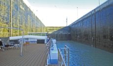 Uniworld River Princess Traverses Gabcikovo Hydroelectric Dam and Lock