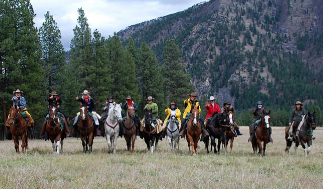 Klicks for Chicks Women's Horseback Ride at Triple Creek Ranch