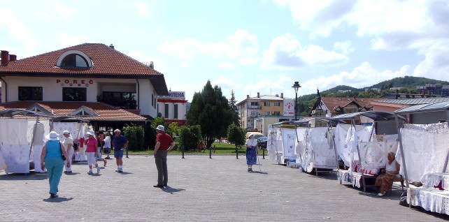 Local Crafts Market in Donji Milanovac. Photo Courtesy of Dan Dudek