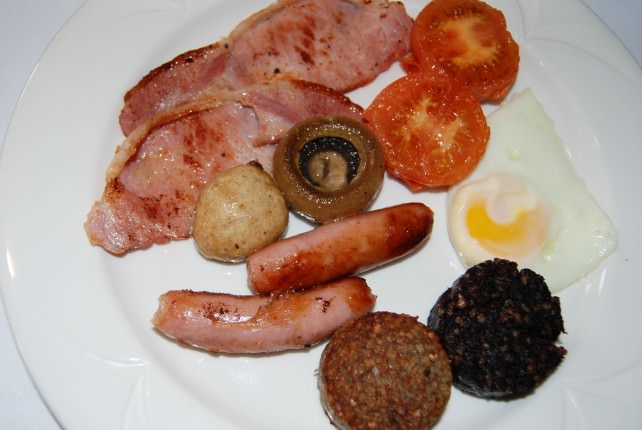 Castlewood House Full Irish Breakfast