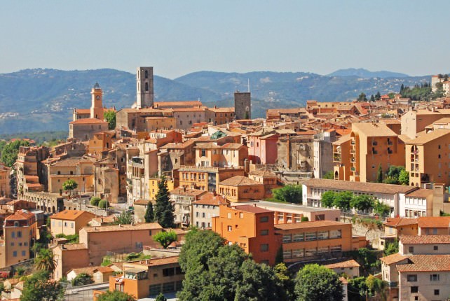 View of Grasse, France
