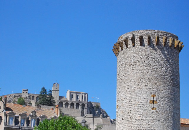 Sisteron in the Haute-Alps of France