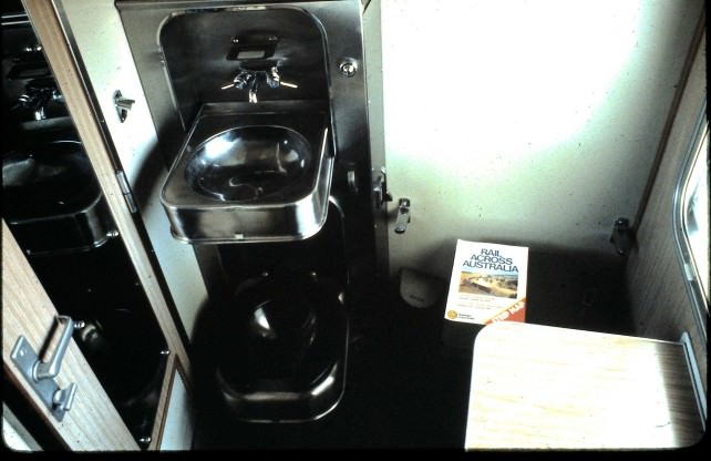 Train WC in Private Compartment