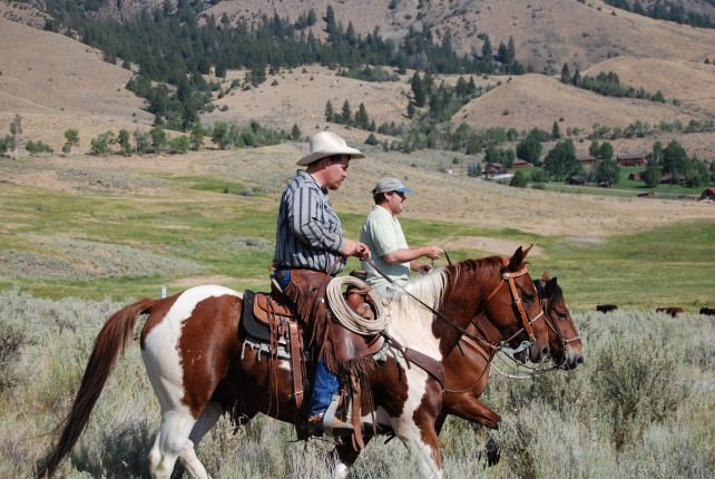 Horseback Riding Vacation at Twin Peaks Ranch, Idaho, USA