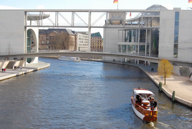 Cruise on River Spree in Berlin, Germany