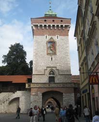 Florianska Gate - built in 1307