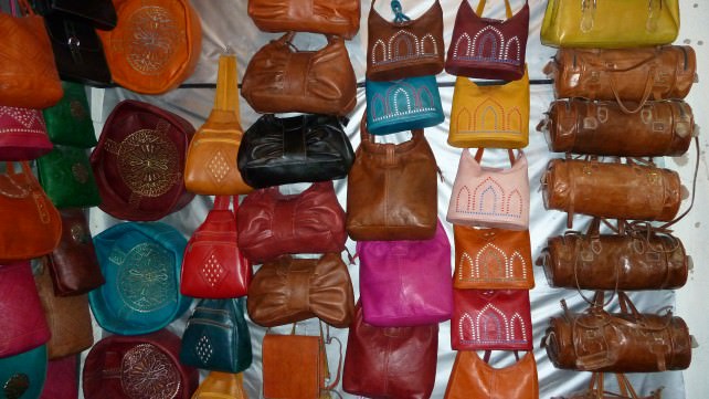 Morocco Shopping: Fes Leather Tannery and Terrace Merveilles de Cuir