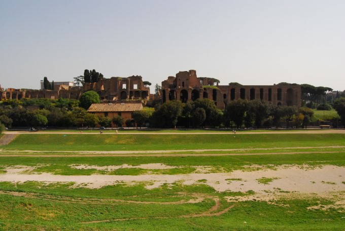 Circus Maximus Ancient Roman Chariot Racing Stadium