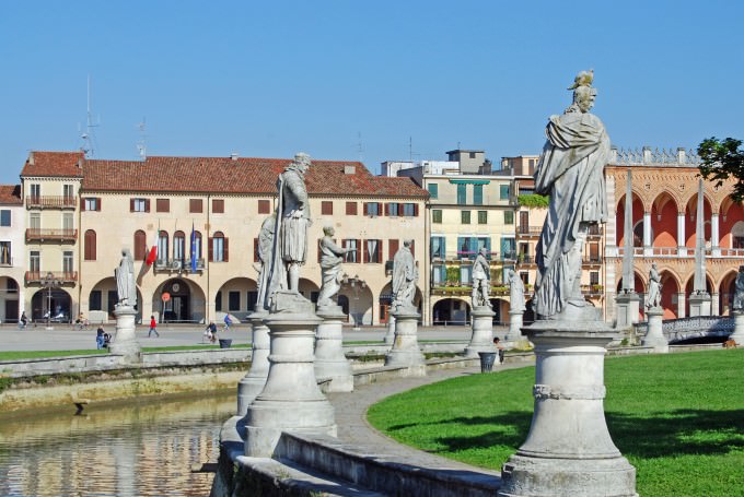 Prato della Valle in Padua, Italy