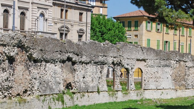 Remains of Padua's Roman Amphitheatre Wall