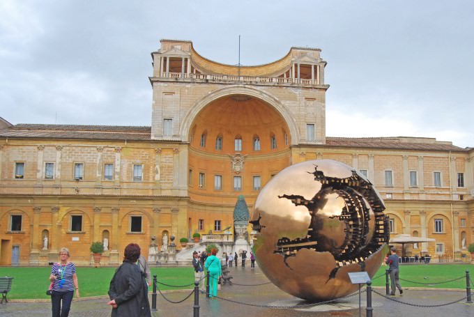 Vatican Museums Courtyard Sphere