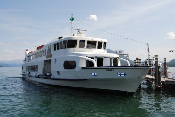 Ferry to Stresa on Lake Maggiore