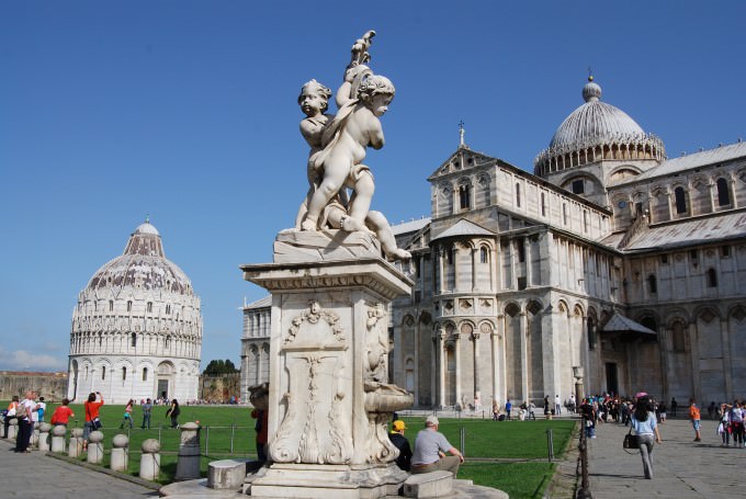 Piazza del Duomo (Cathedral Square) in Pisa, Italy