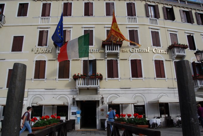 Hotel Carlton on the Grand Canal in Venice, Italy