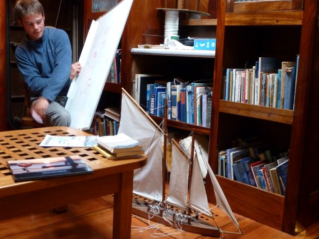 Sailing Lesson on Schooner Zodiac
