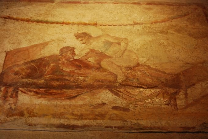 Frescoes at Pompeii