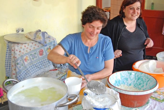 Rosa explains how Maria makes mozzarella and ricotta