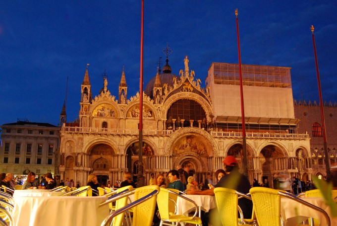 San Marco Basilica at Night