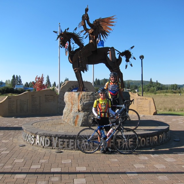 Ethel and Terry DeMarr Bike the Trail of the Coeur d'Alenes in Idaho