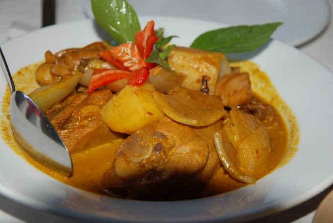 Chicken Curry at The Temple Club in Ho Chi Minh City