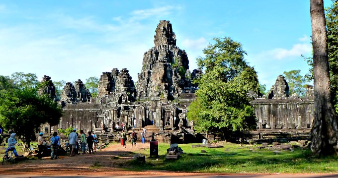 Visiting Angkor Thom in Cambodia with Uniworld River Cruises
