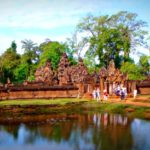 Visiting Banteay Srei in Angkor, Cambodia with Uniworld