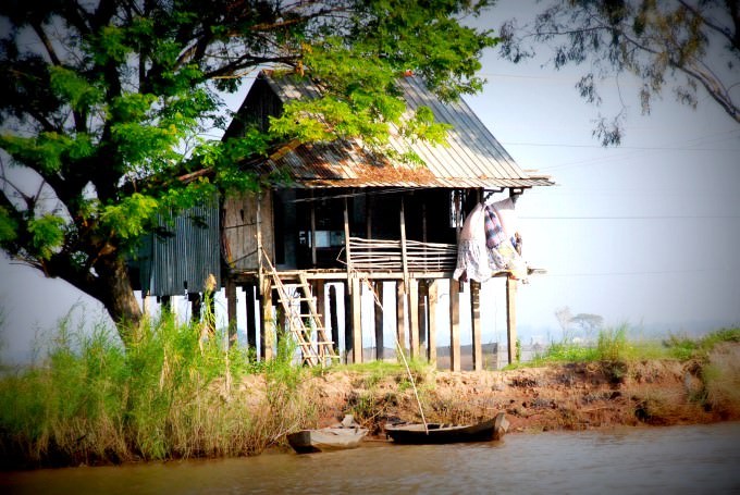 House on Stilts near Chau Doc