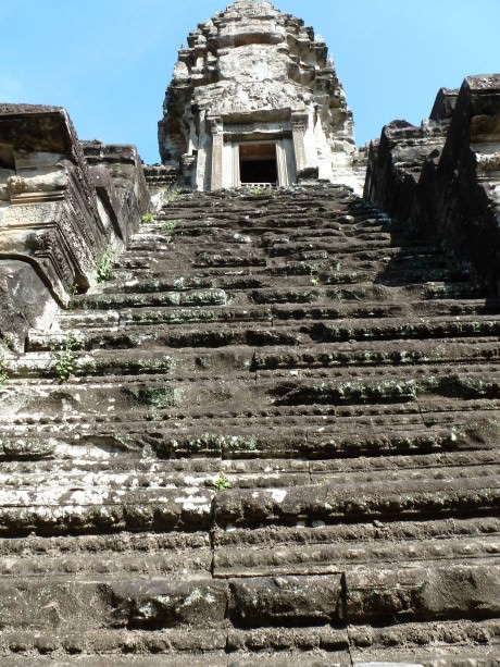 Steps leading to a tower at Angkor Wat