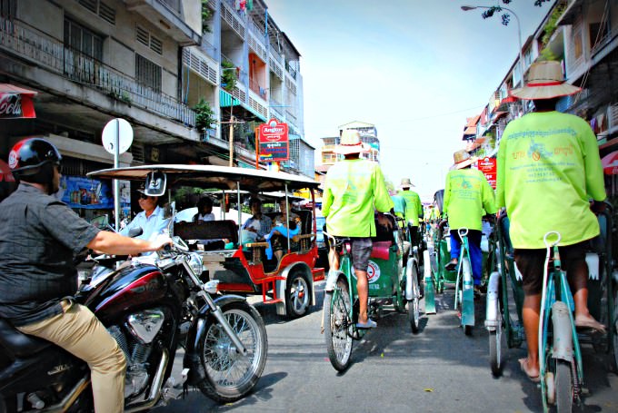 Phnom Penh Cyclo Ride 