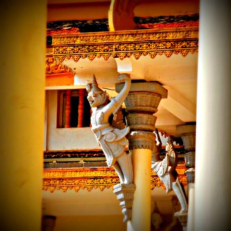 Statue on Royal Palace Phnom Penh