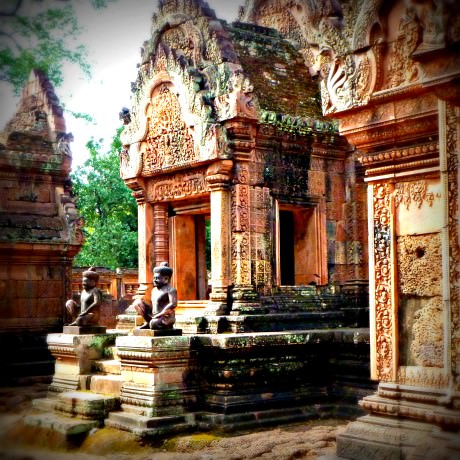 Uniworld included excursion to Banteay Srei in Angkor