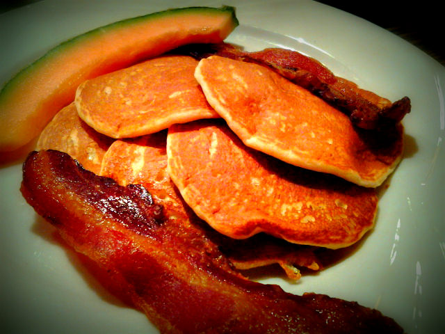 Cafe Milano - Dollar Pancakes and Bacon
