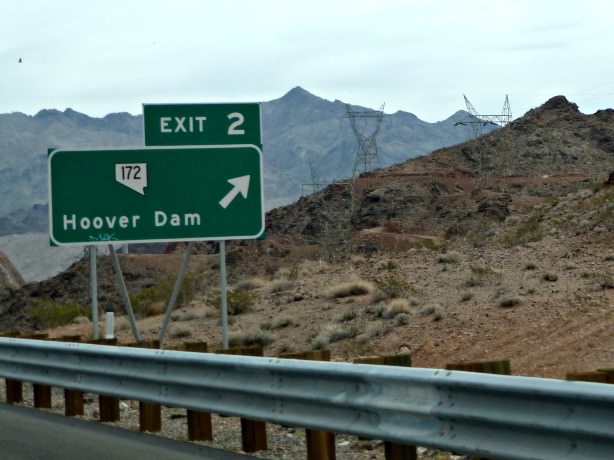 Hoover Dam is this way