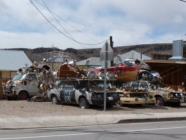 Junk Yard in Goldfield, Nevada