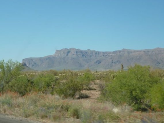 Superstition Mountain at Apache Junction