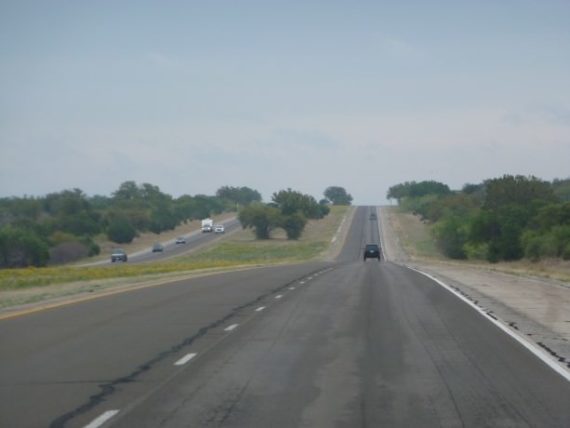 Driving US-10 in Texas