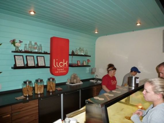Ice cream at Lick in Austin
