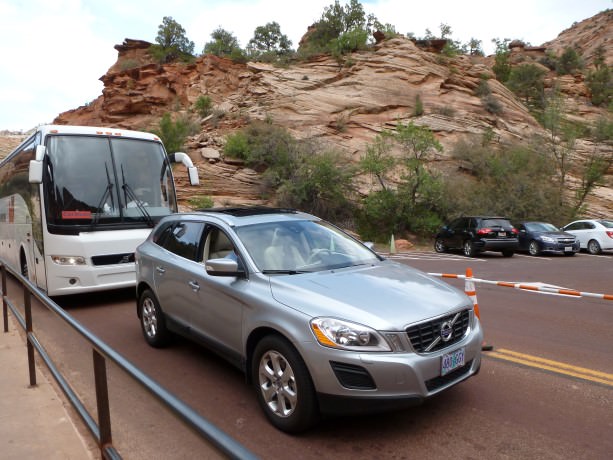 Volvo XC60 in Zion National Park