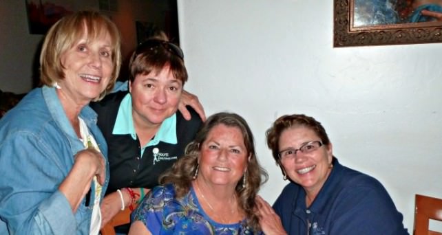 Dinner at Guiseppe's in Tucson with friends Jan and Sandy