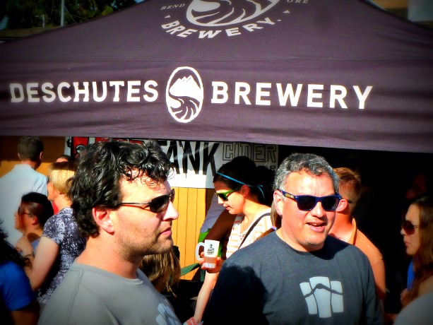 Central Oregon Beer Week's Ryan Sharp and Carlos A Perez (left to right)