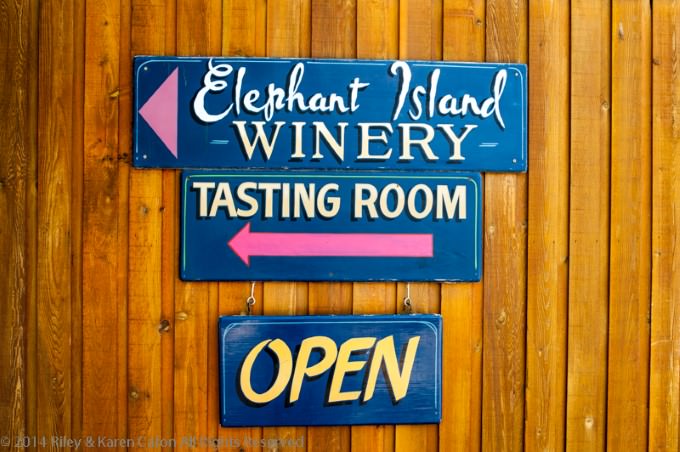 Elephant Island Winery Tasting Room in Naramata, BC, Canada