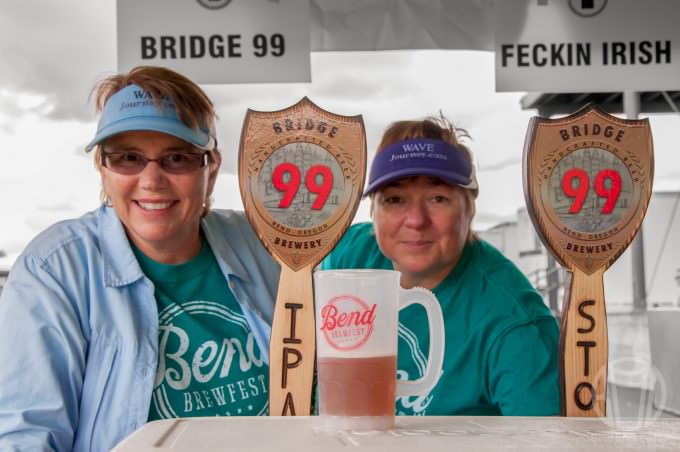 Jill and Viv at Bend BrewFest 2014 - Photo by Bend Brew Daddy