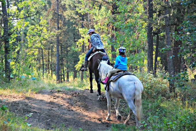 Last Trail Ride at The Hills Health Ranch for Jada 