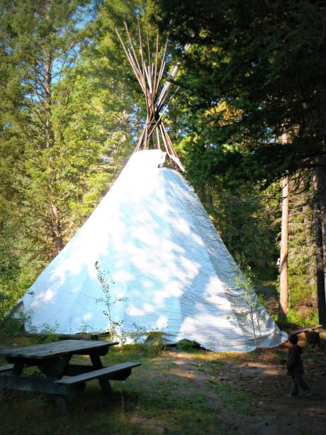 Teepee at The Hills Health Ranch