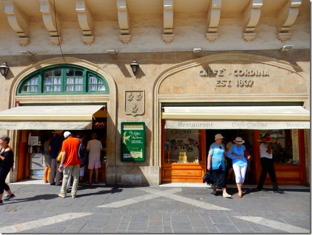 Caffe Cordina in Valletta, Malta